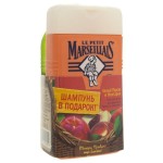 Набор, Le Petit Marseillais (Маленький марселец) 250 мл + 250 мл гель для душа белый персик и нектарин + шампунь для нормальных волос лен и молочко сладкого миндаля