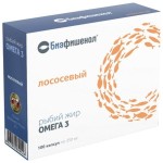 Рыбий жир, Биафишенол капсулы 350 мг 100 шт лососевый