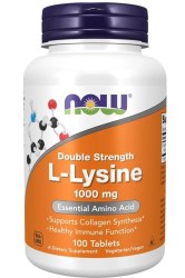 L-Лизин Now 100 шт. табл. 100 мг